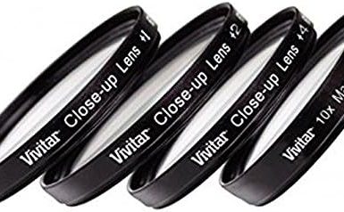 Vivitar Series 1 +1 +2 +4 +10 Close-Up Macro Filter Set w/Pouch (52mm)